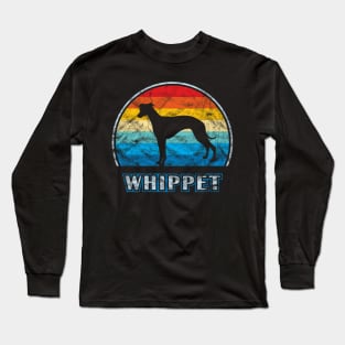 Whippet Vintage Design Dog Long Sleeve T-Shirt